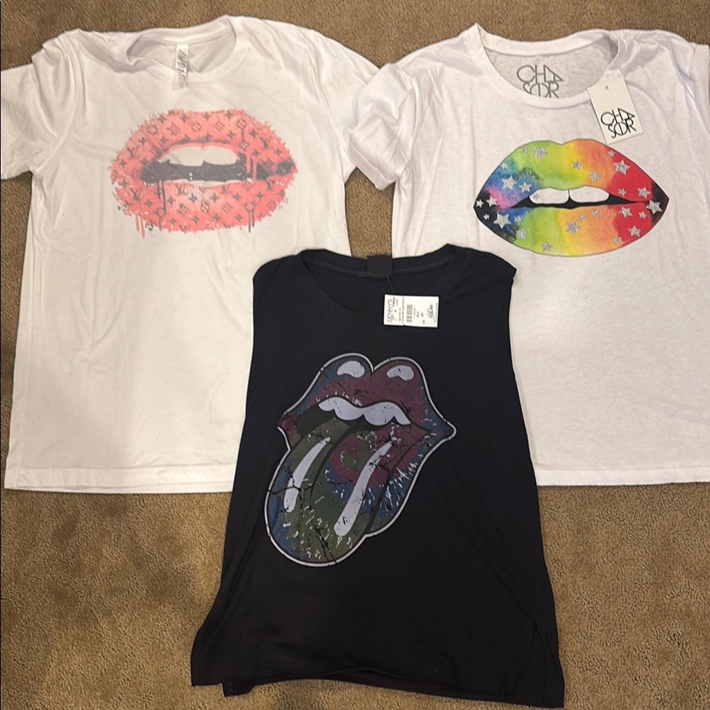Graphic Women’s T-Shirts - ALL THINGS LIPS!!